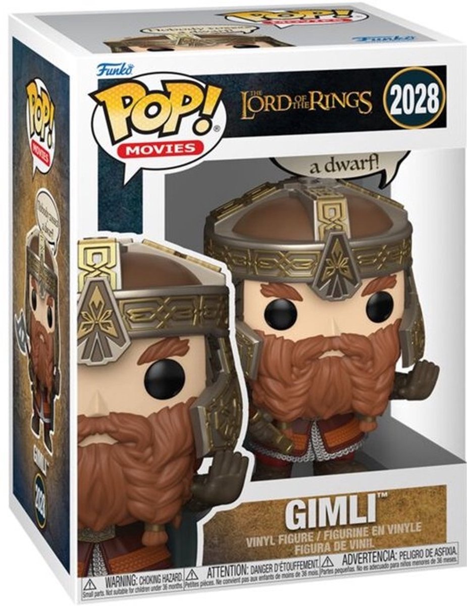 Funko pop movies: lord of the rings - gimli - pop