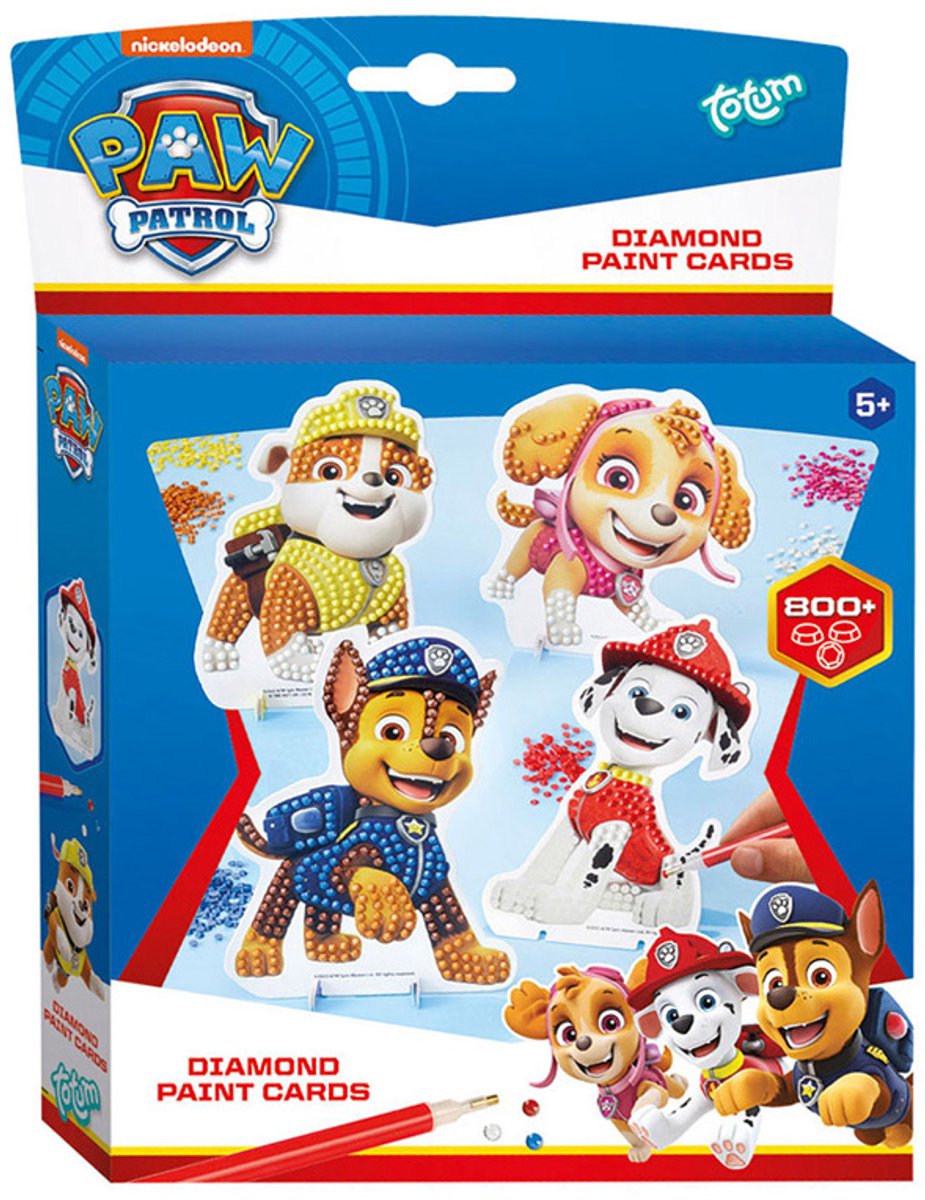 Totum Paw Patrol diamant schilderij knutselset