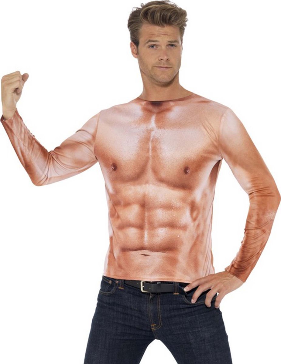 Vegaoo smiffys - shirt - bodybuilder - mt l
