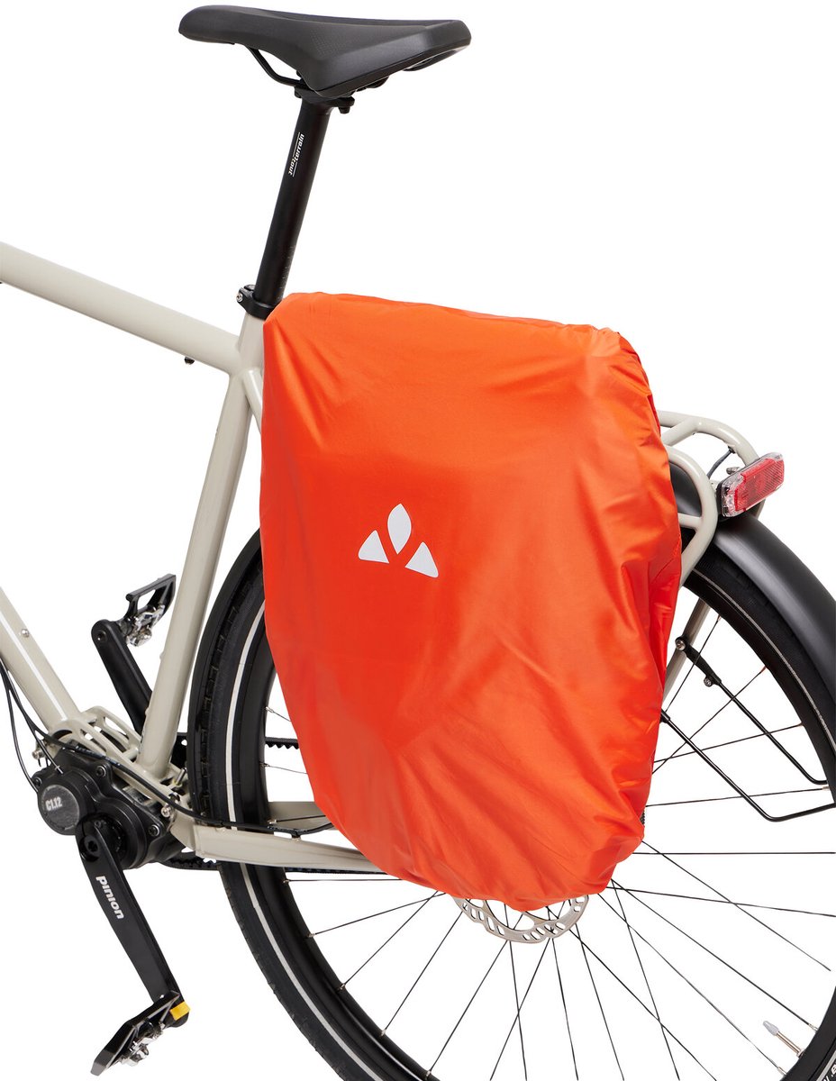 Vaude bike regenhoes oranje jongen