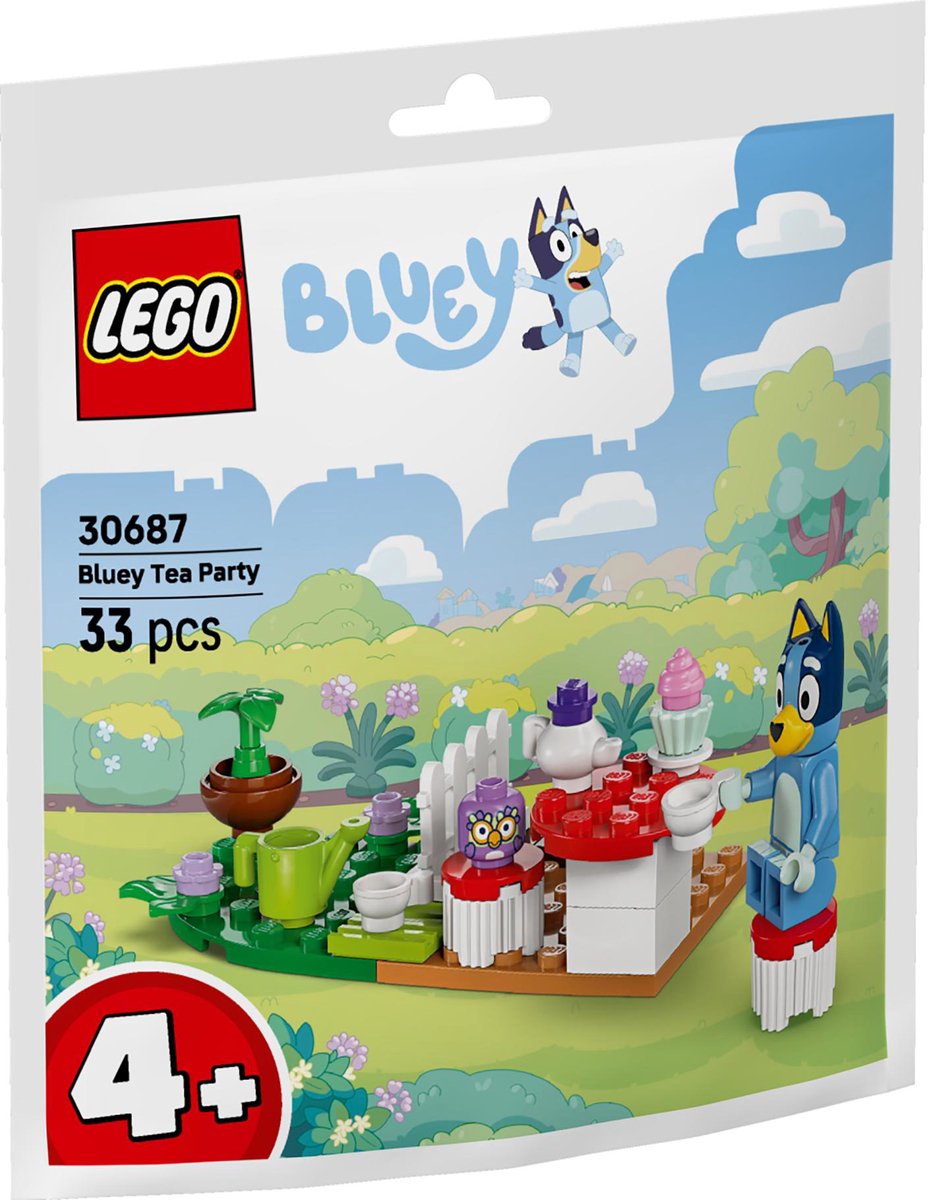 Lego bluey 30687 - bluey's theekransje (paperbag)