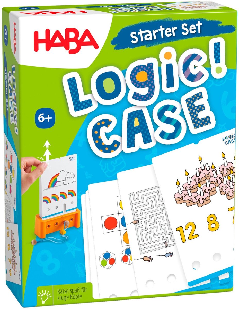 Haba logicase startersset 6+ - raadsels voor logisch denken - reisspel
