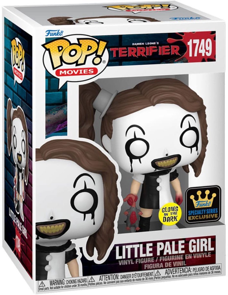 Funko pop movies: terrifier 2 - little pale girl pop (glow in the dark) #1749