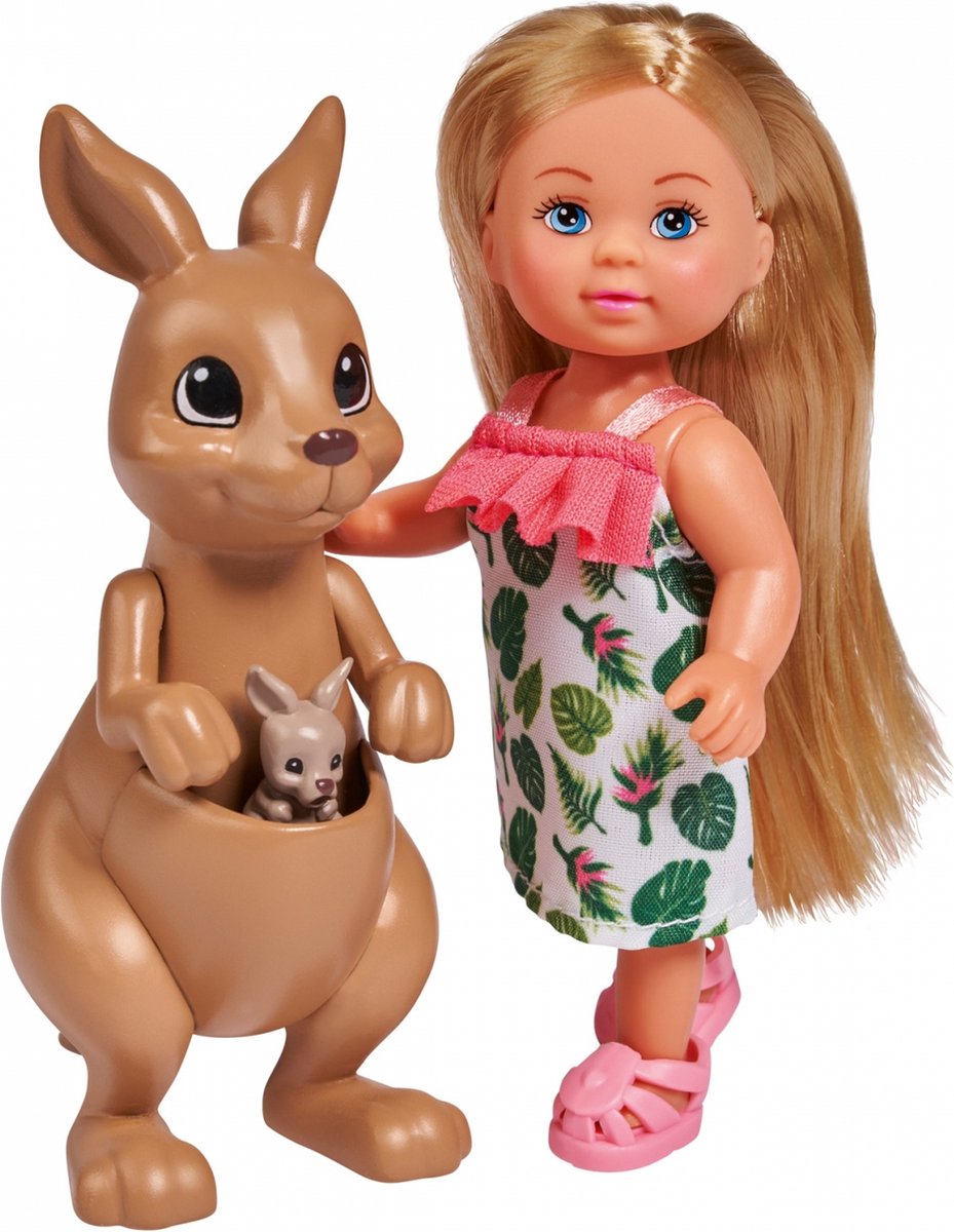 Simba evi pop met kangoeroe en baby