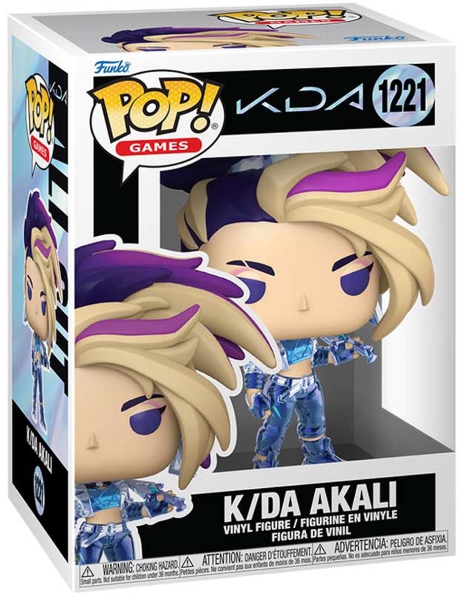 Funko league of legends k da akali vinylfiguur 1221 unisex pop! - neutraal - standard