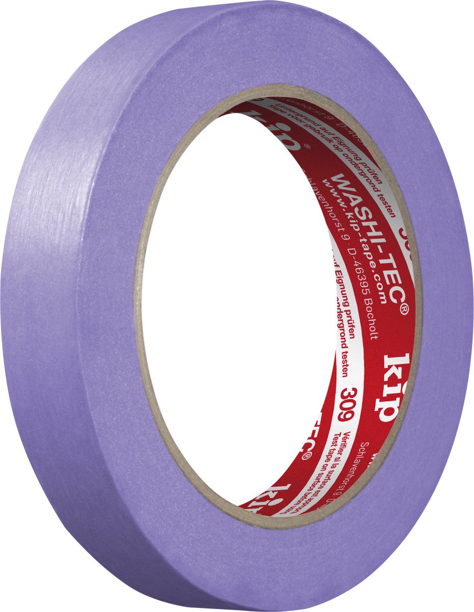 Kip 309 washi tape lila 18mm - per rol