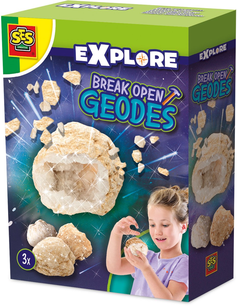 SES Ontdek Geodes Open Broken