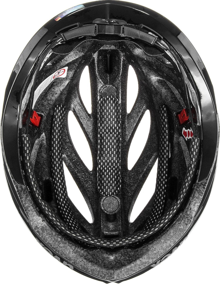 Uvex boss race fietshelm black - unisex - maat 52-56
