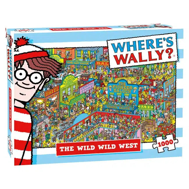 Plenty gifts puzzel where's wally the wild wild west 1000 stukjes