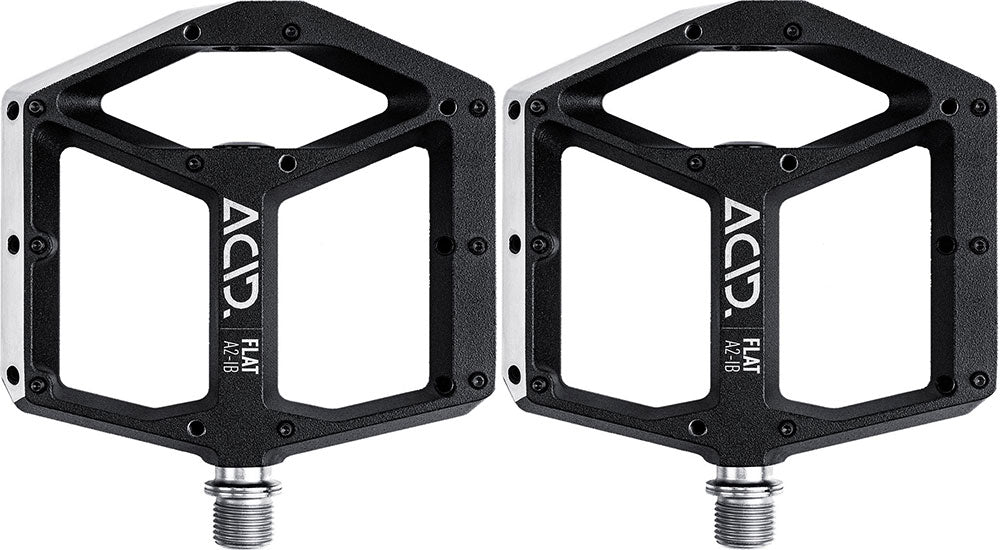 Acid flat a2-ib flat pedals | black