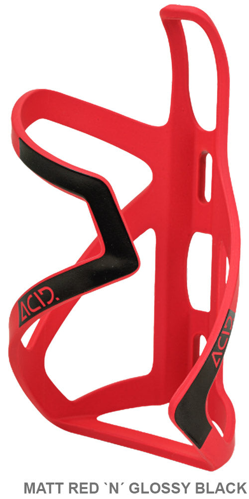 Acid hpp sidecage bottle cage right | matt black´n´glossy black