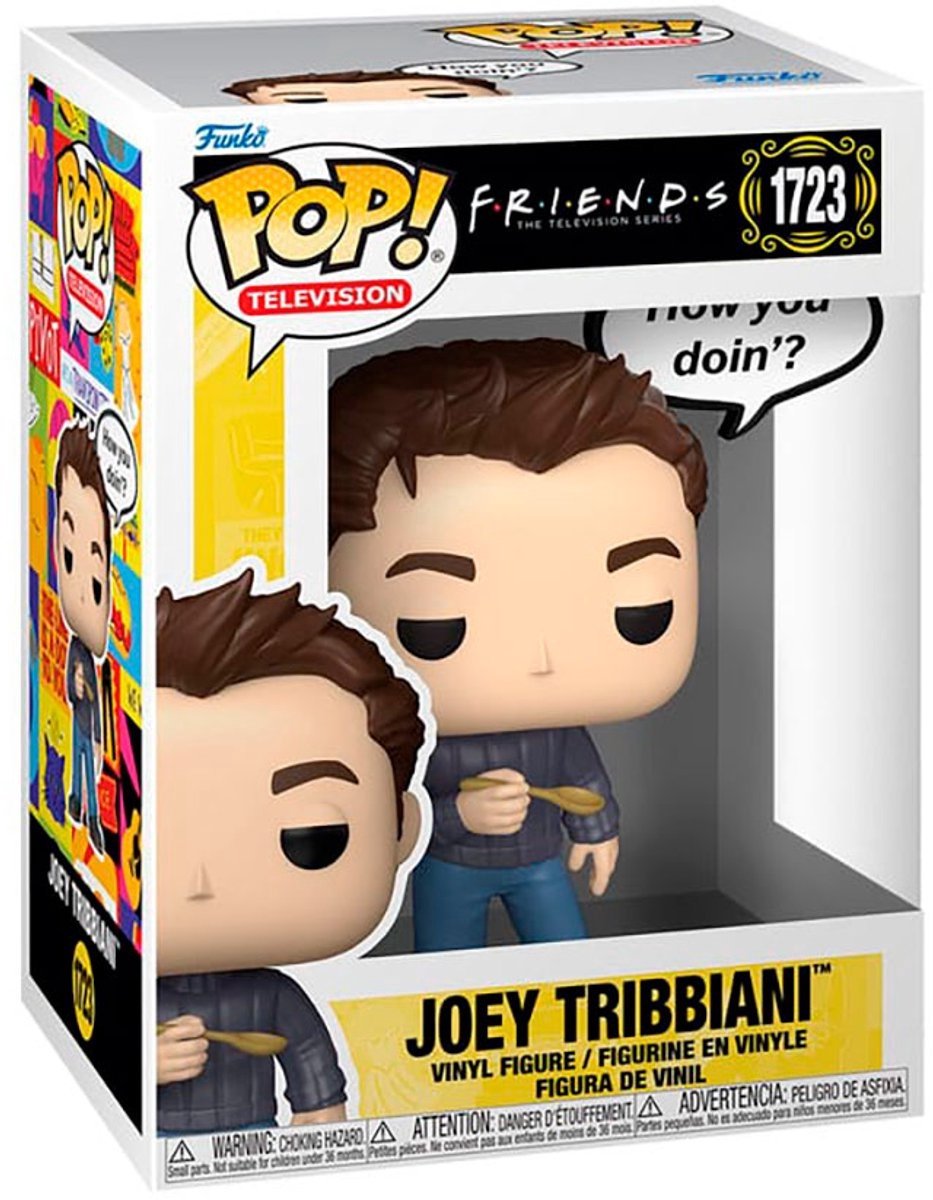 Funko pop television: friends - joey tribbiani pop #1723