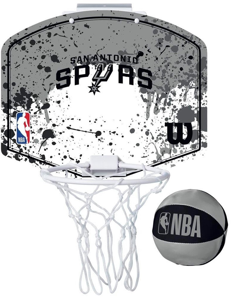 Wilson nba team mini hoop team san antonio spurs voor sport fanzone