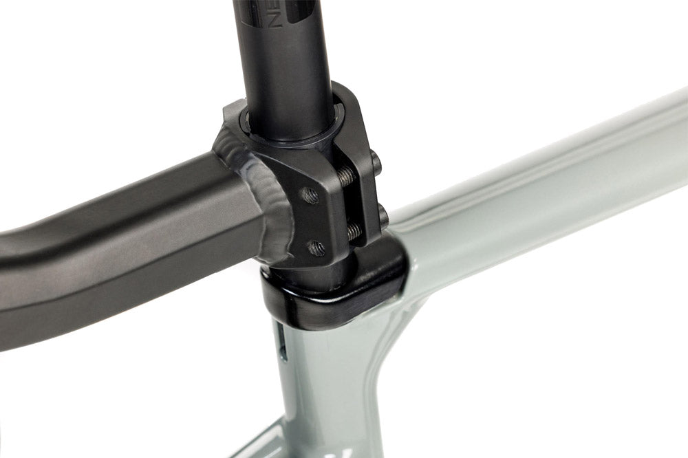 Acid beam seatpost carrier spring clamp + side rail rilink