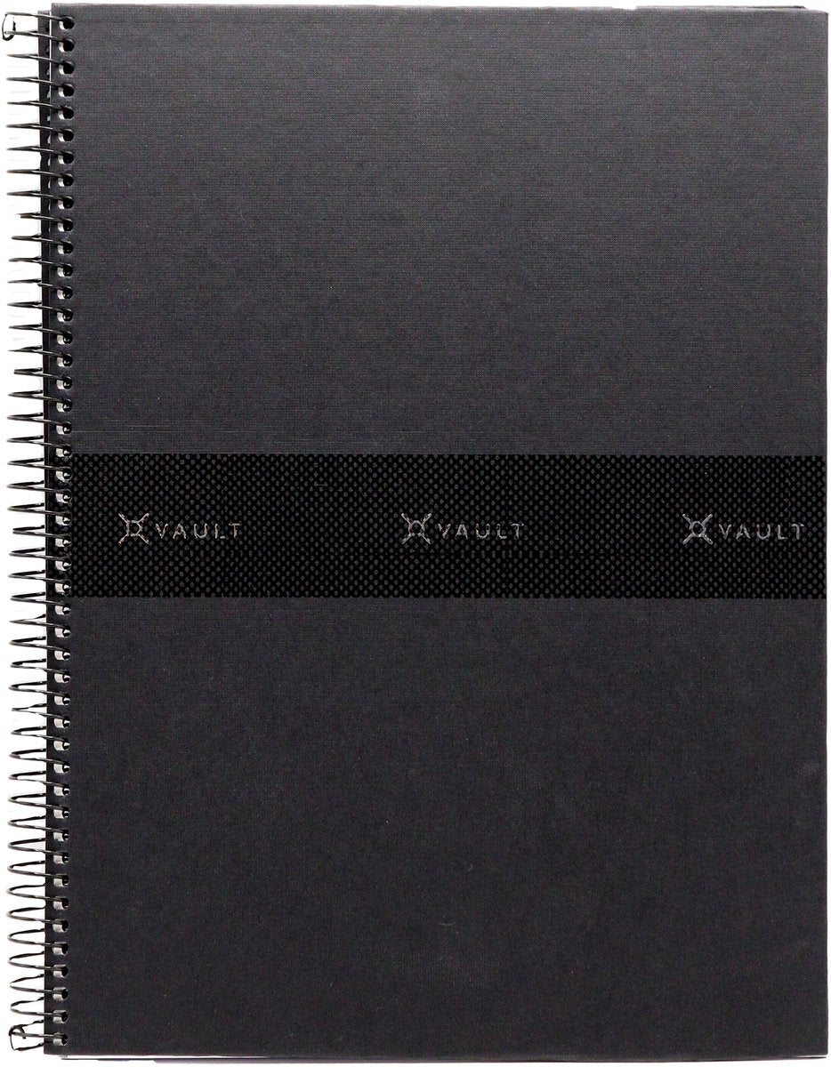 Kangaro ancor spiraalblok - vault - formaat a5 - hardcover - met lijn - 2 stuks - an-099621-a