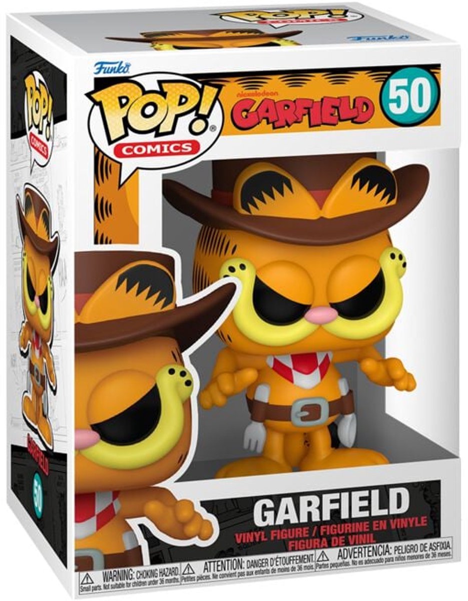 Funko garfield garfield vinylfiguur 50 unisex pop! - neutraal - standard