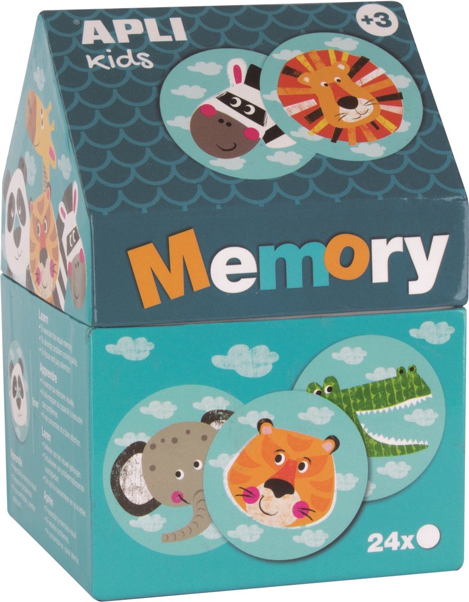 Apli kids apli - safari memory 24-delig