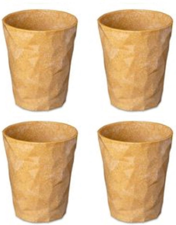 Koziol drinkbeker, 0.25 l, set van 4, organic, houtvezels - | club s 2.0