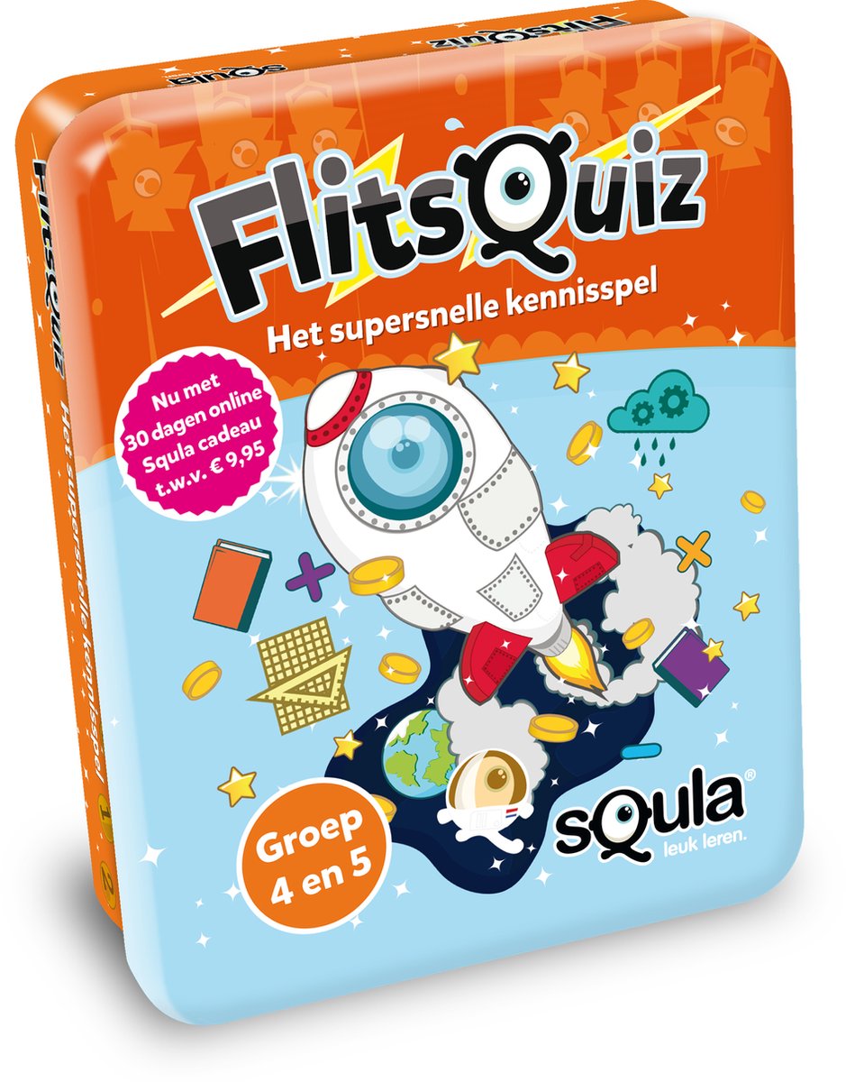 Identity games squla flitsquiz groep 4-5 - educatief kaartspel
