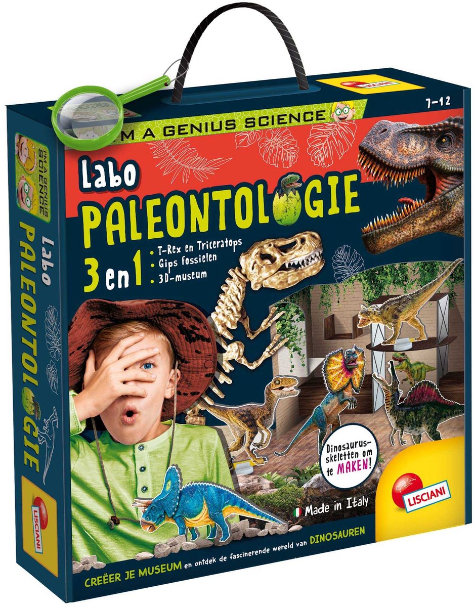 Lisciani i'm a genius labo paleontologie 3in1