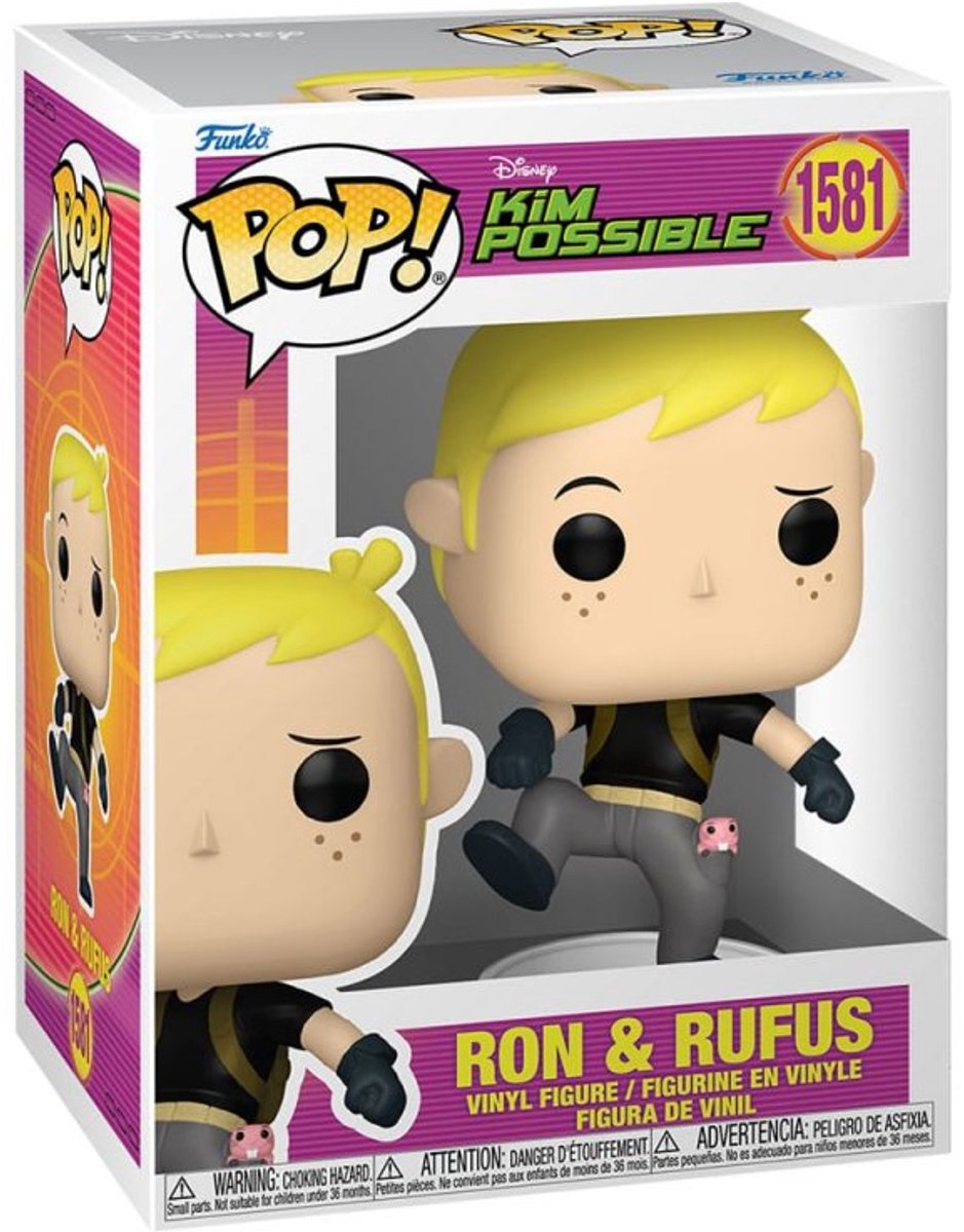 Funko pop! disney: kim possible - ron rufus
