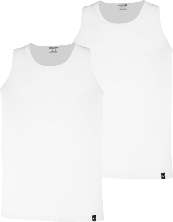 Puma heren everyday hemd - white - xxl - 2 paar one size