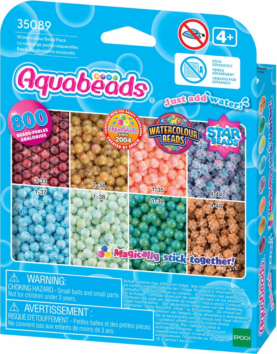 Epoch aquabeads navulling multikleuren parelmix