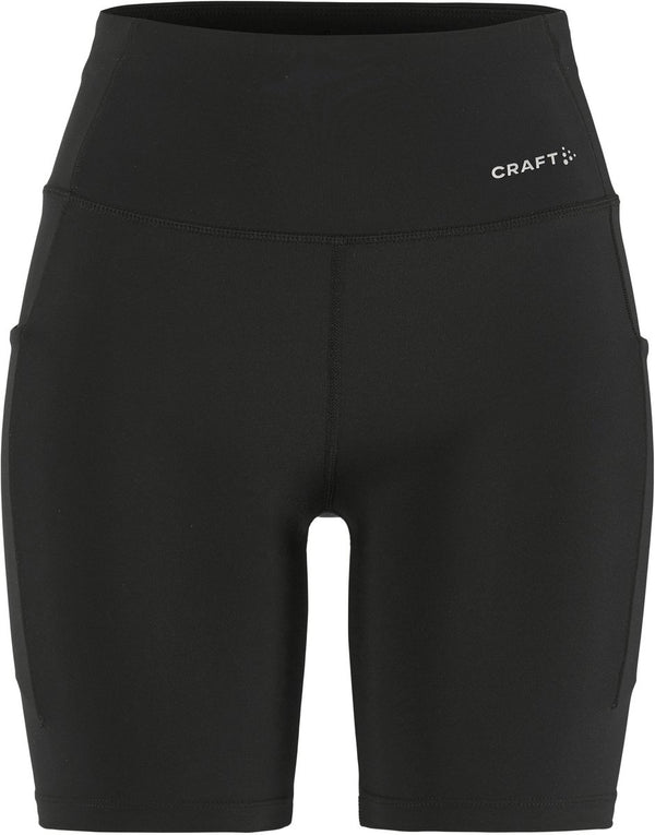 Craft essence short tights 3 w dames sportlegging - zwart l