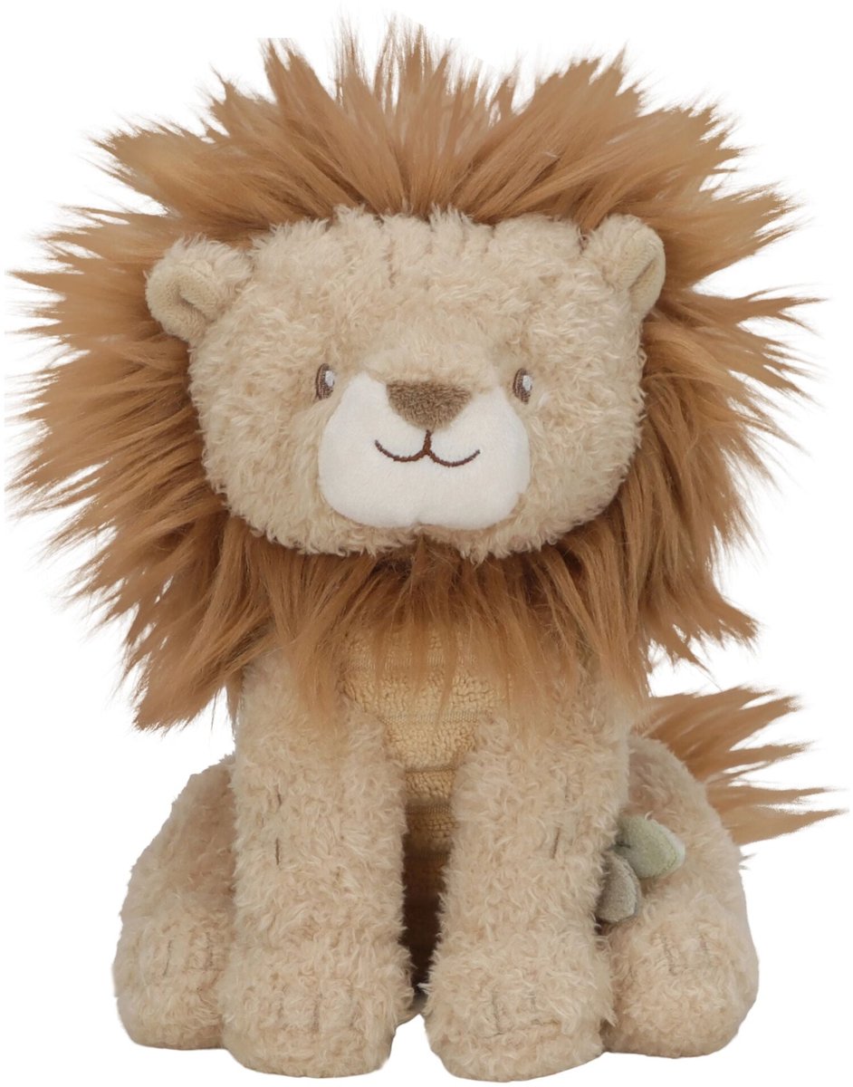 Little dutch safari friends knuffel leeuw - 17 cm
