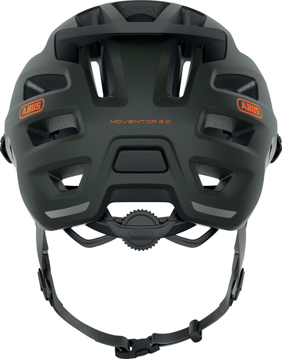 Abus fietshelm moventor 2.0 pine green l - 57-61 cm - groen - geschikt voor gebruik op mountainbikes - 330 g