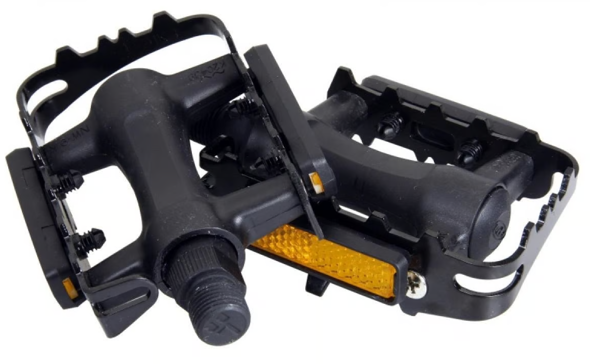 Fpd aa+ nw-91k pedaalset staal kunststof zwart 9 16 draad oem