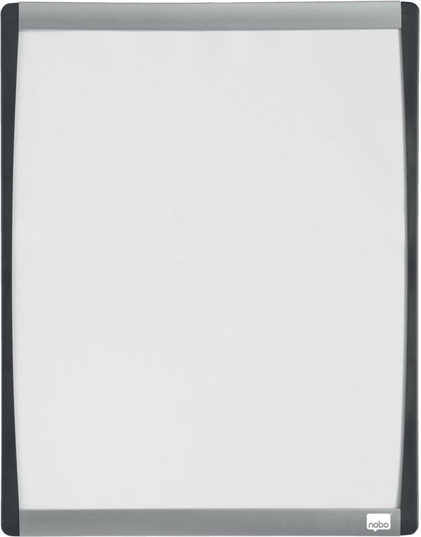 Nobo whiteboard met gewelfde lijst - 35,5 x 28cm - inclusief whiteboard accessoires - wit