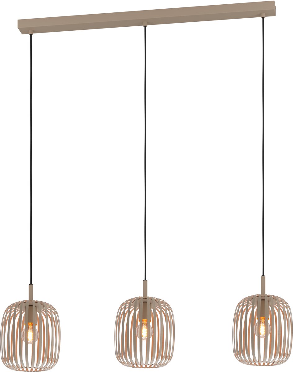 Eglo romazzina hanglamp - e27 - 90 cm - zandkleur