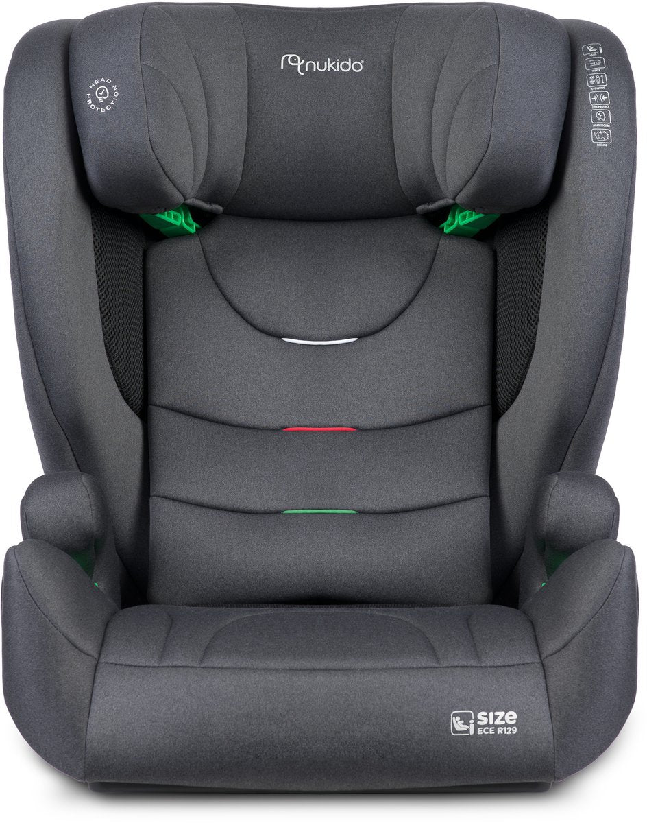 Nukido louis soft autostoel grijs 15-36 kg isofix