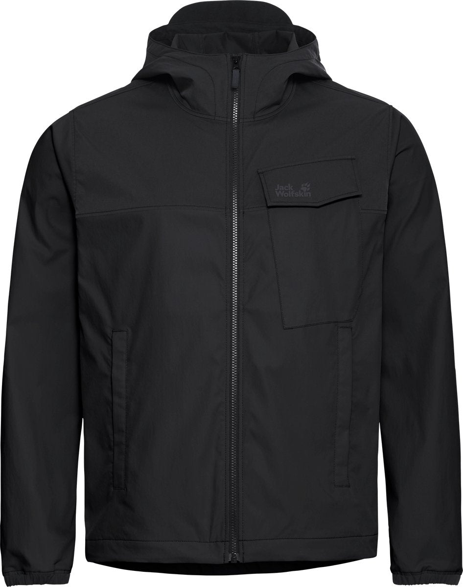 Jack wolfskin mahani jkt m heren outdoorjas-black