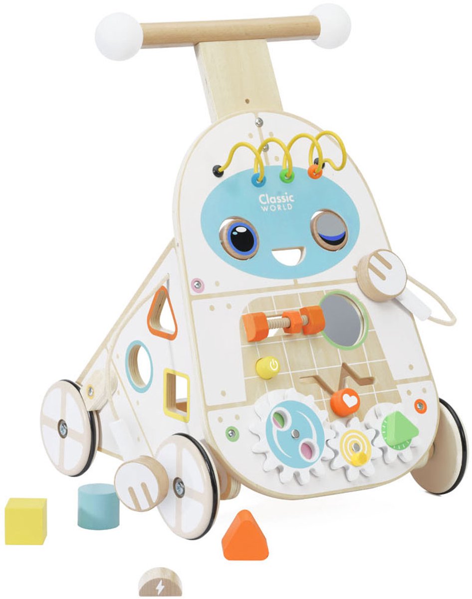 Klassieke wereld babywalker hout