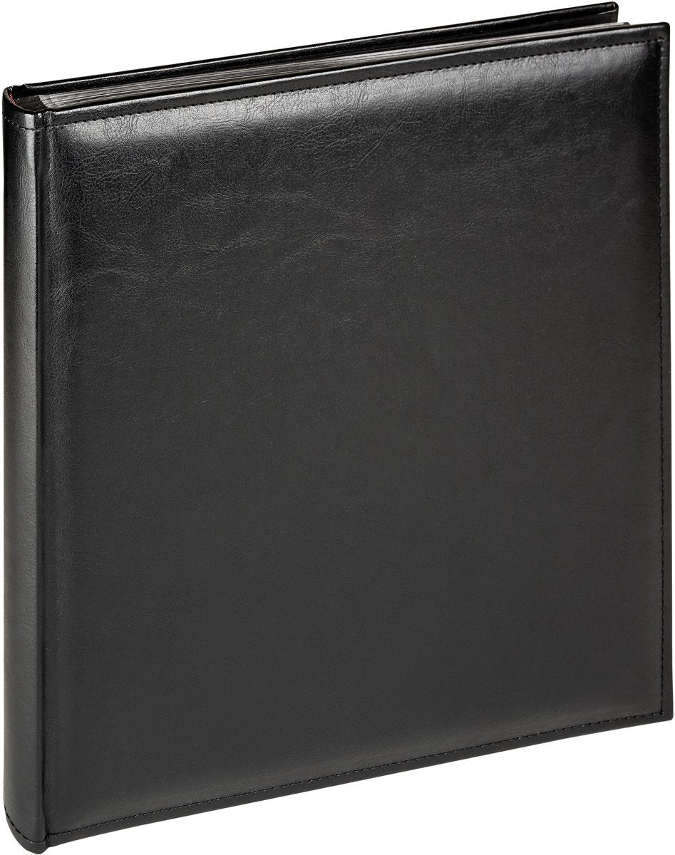 Walther fa-386-b deluxe - classic album - formaat 28x30,5 cm x 50 zwarte pagina's - zwart
