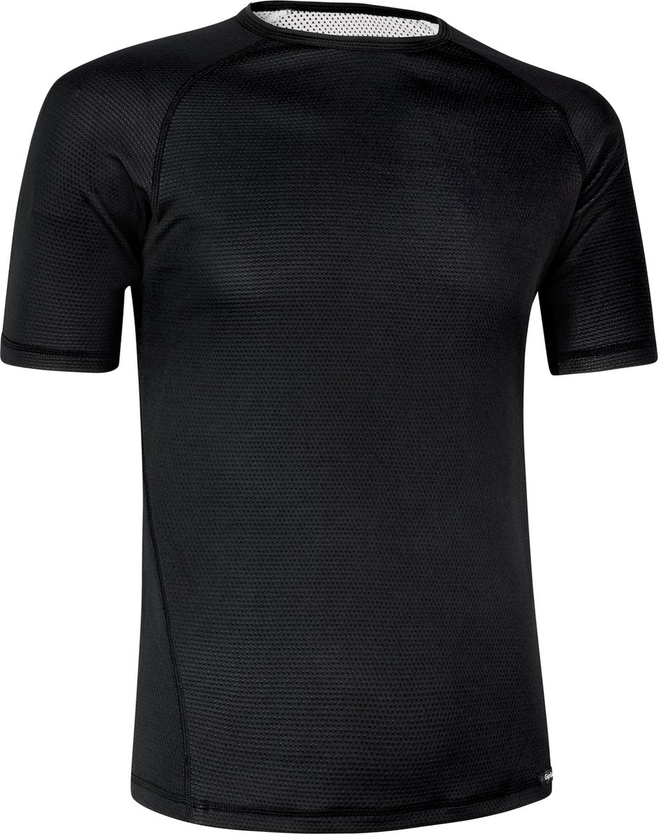 Gripgrab - ride thermal korte mouw fiets base layer ondershirt zweethemd - zwart - unisex - maat s
