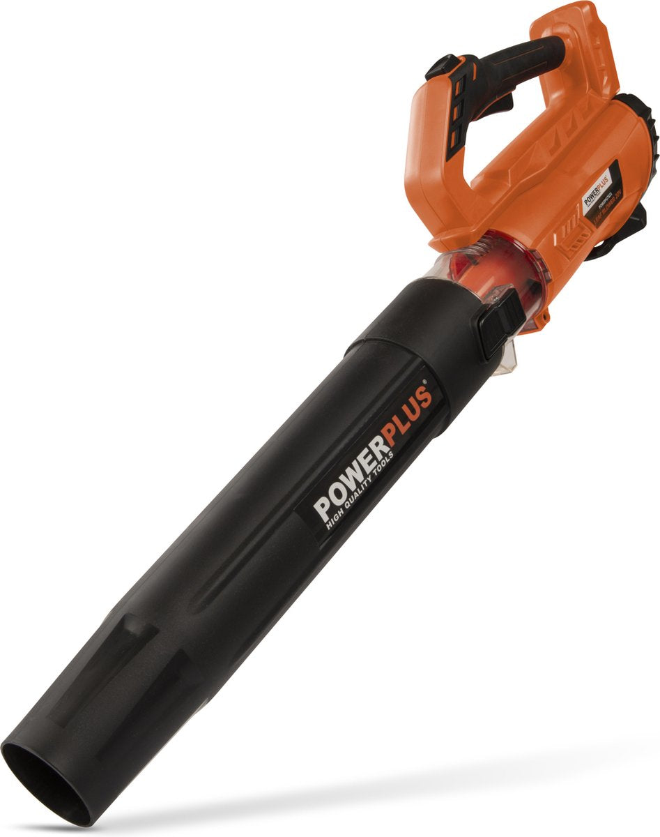 Powerplus dual power accu-bladblazer powdpg7521 - bladblazer op batterij van 20 v, bladzuiger, maximale luchtsnelheid van 145 km h, tuingereedschap, zonder accu en lader