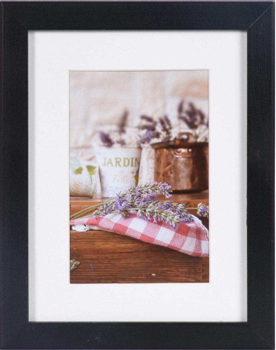 Henzo fotolijst - - jardin - fotomaat 15x20 cm - zwart