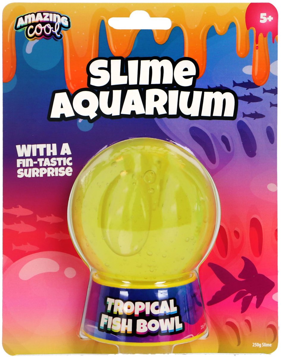 Amazing cool slime - tropical aquarium - uniek speelgoed
