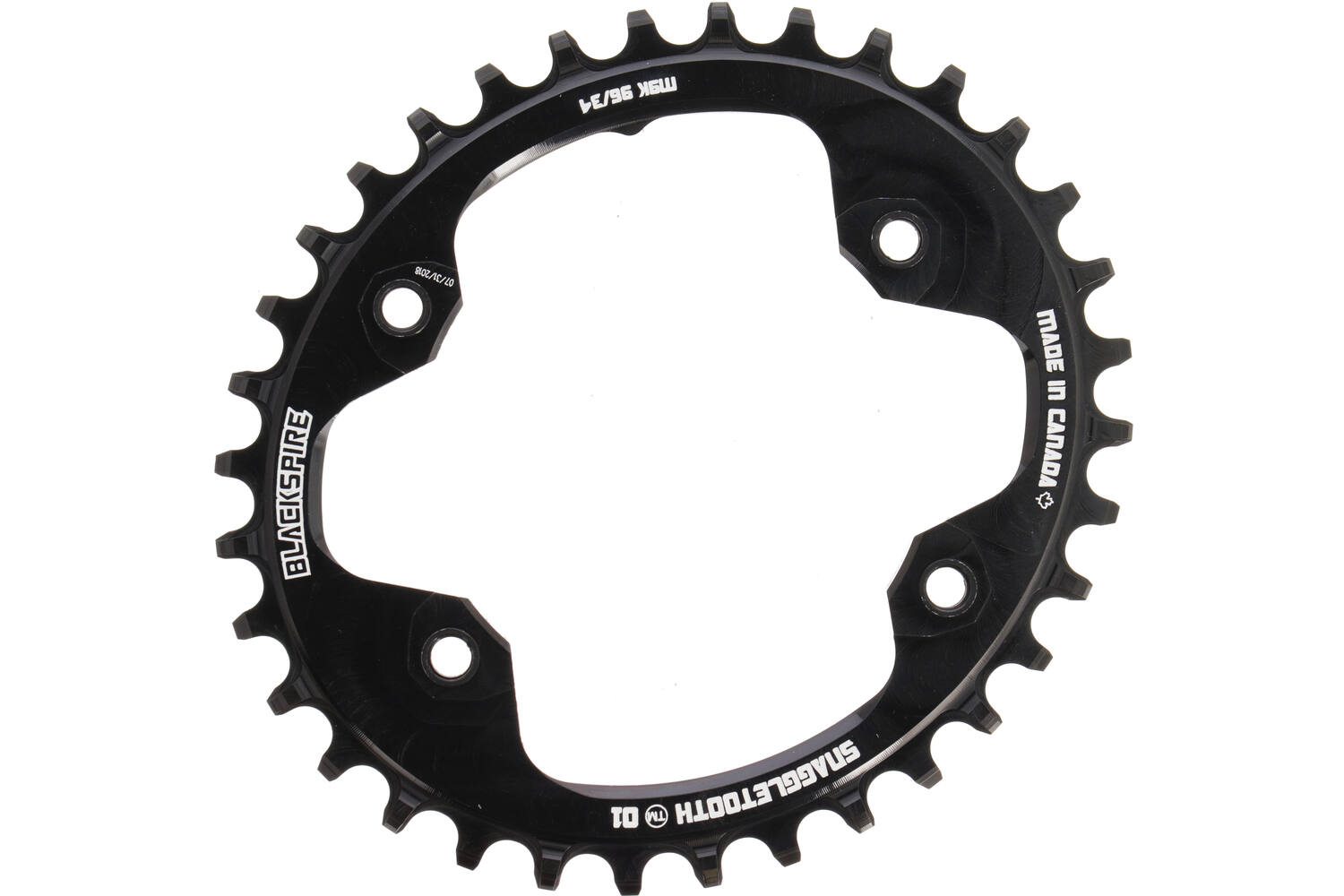 Blackspire - kettingblad snaggletooth ovaal xtr m9000 96 34