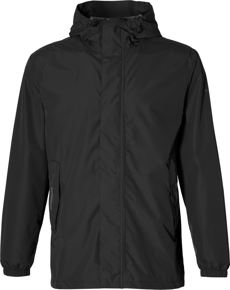 Basil hoga regenjas unisex - zwart - maat m