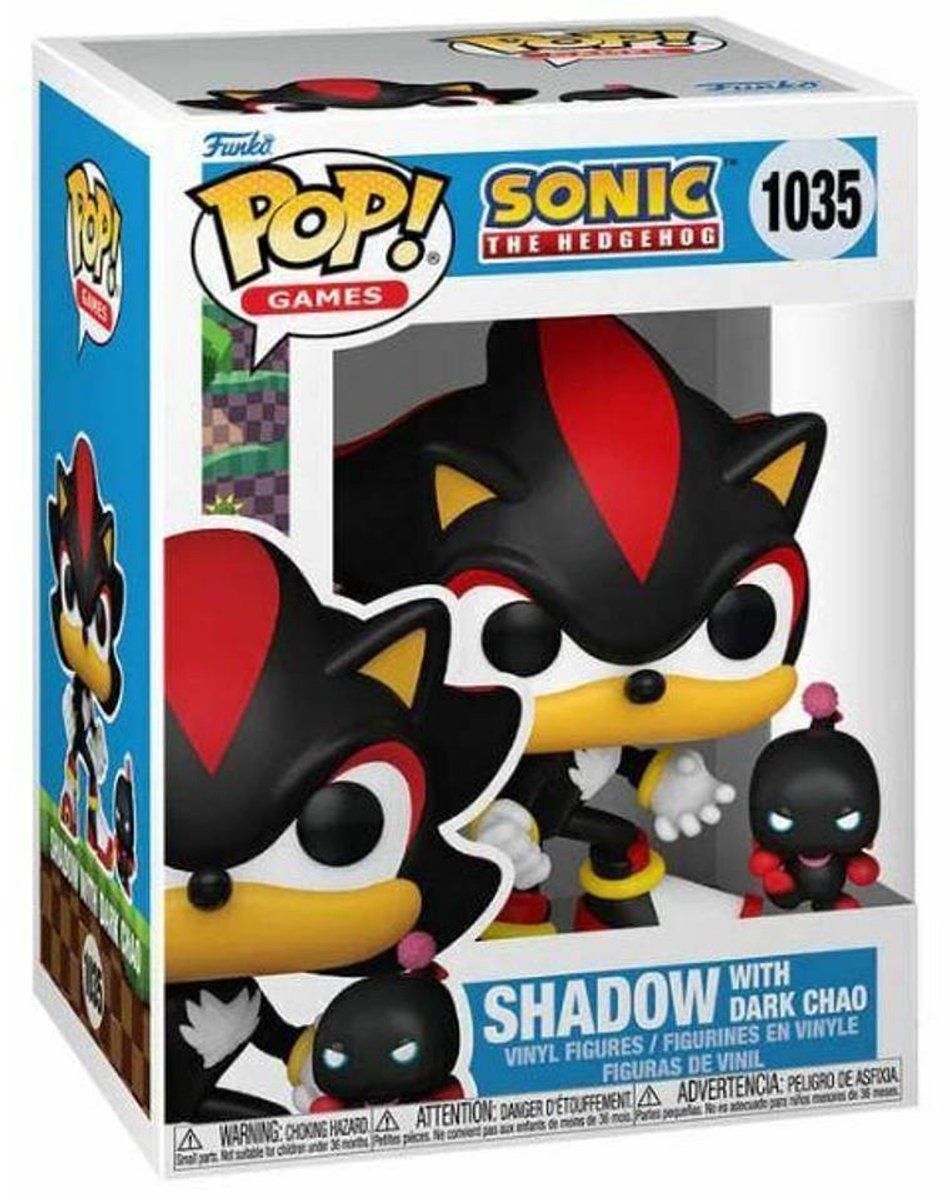 Funko pop games: sonic the hedgehog - shadow with dark chao pop