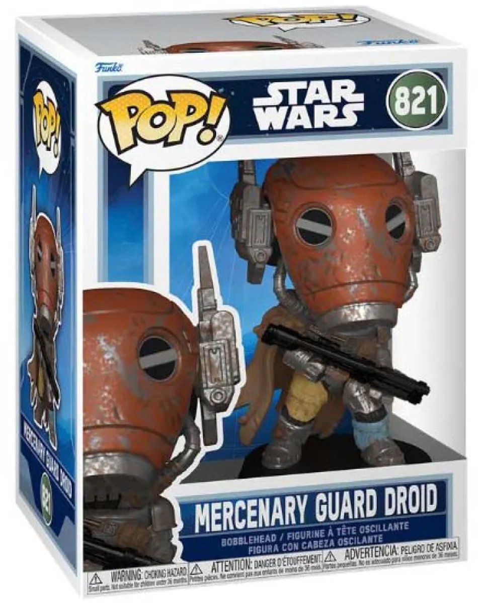 Funko pop star wars: mandalorian grogu - mercenary