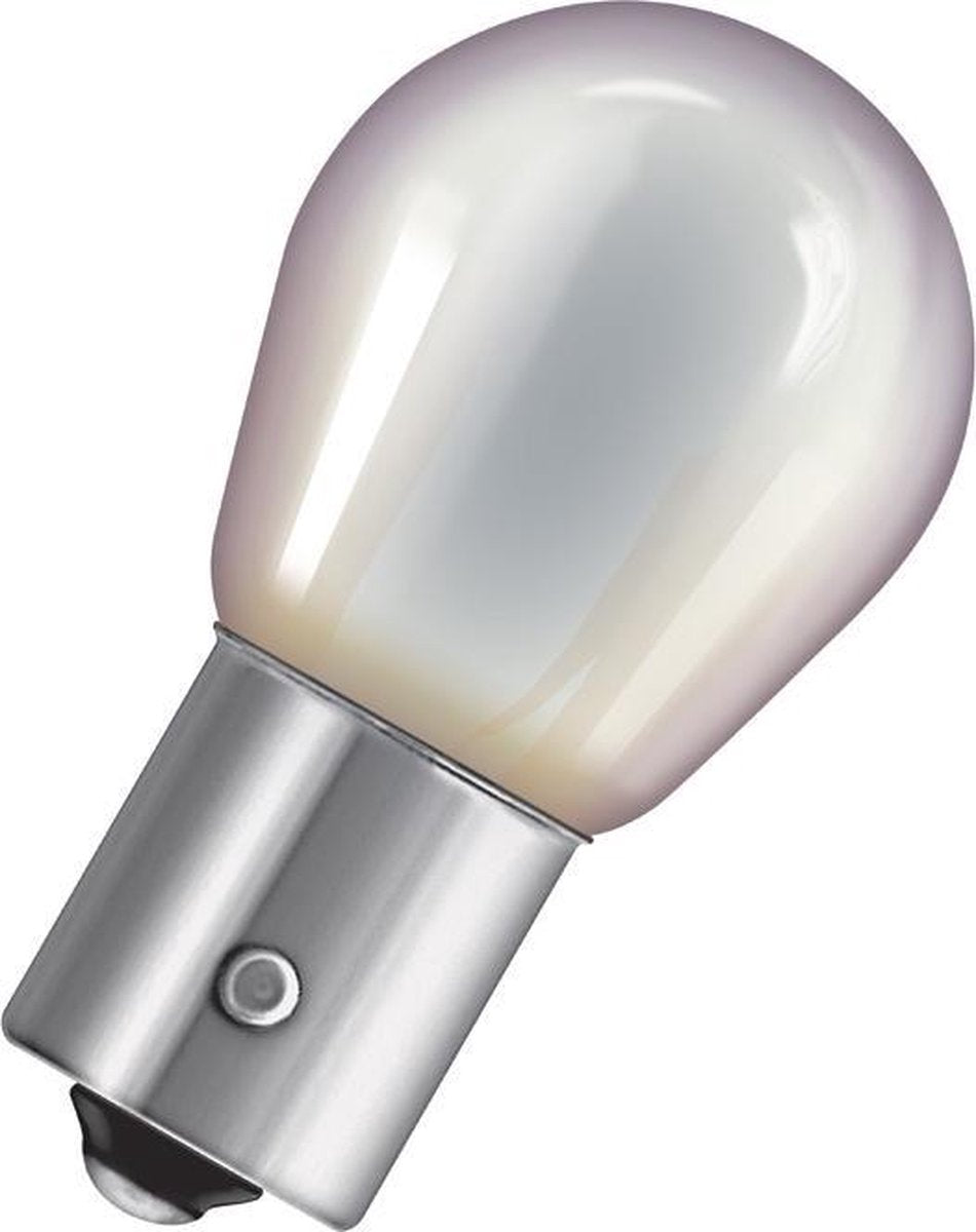 Osram diadem chroom halogeen lampen - bau15s - 12v 21w - set à 2 stuks - amber