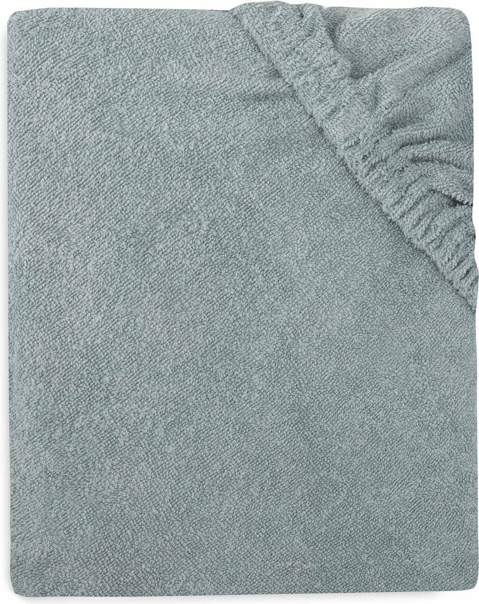 Jollein - aankleedkussenhoes badstof 50x70cm - zachte hoes baby aankleedkussen - sea green