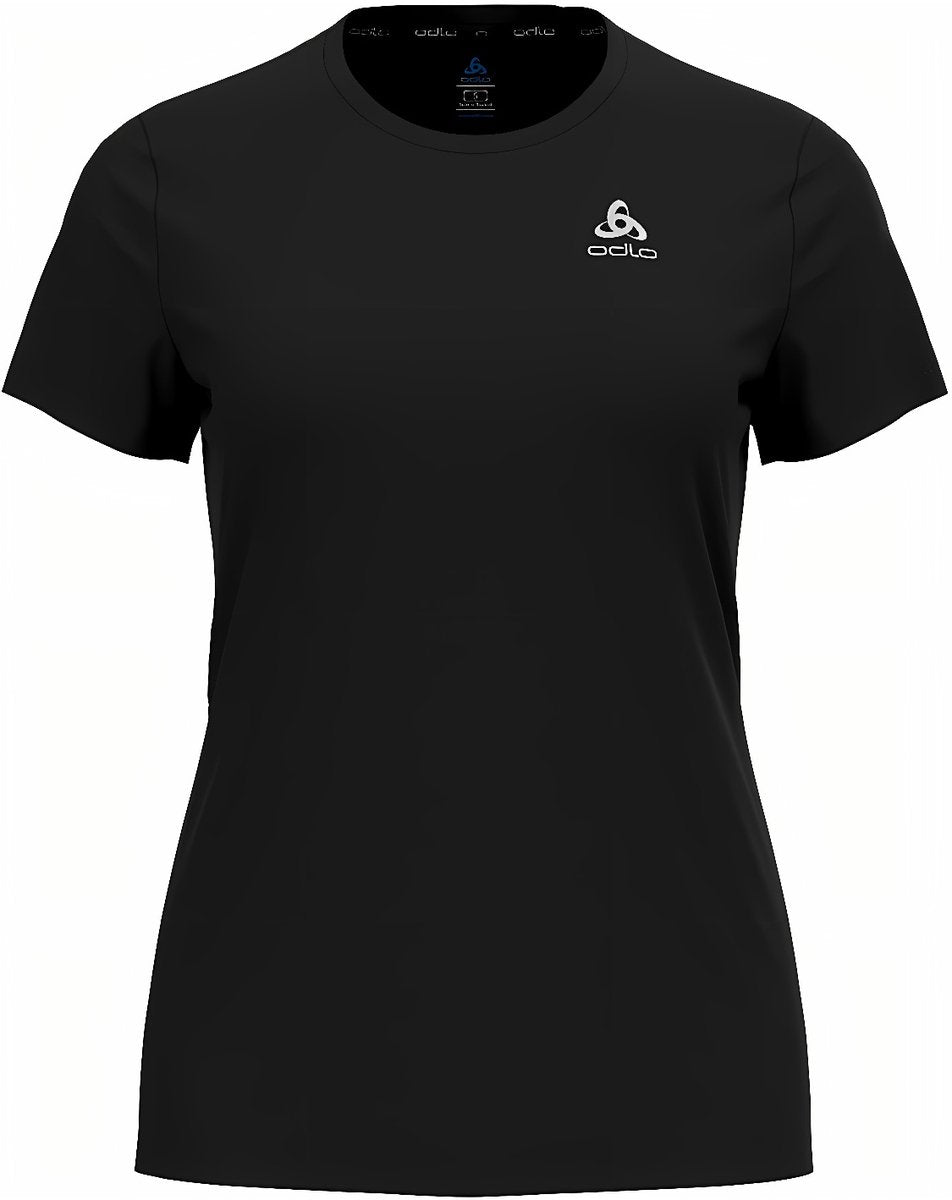 Odlo essential flyer hardloopshirt - vrouwen - zwart - m