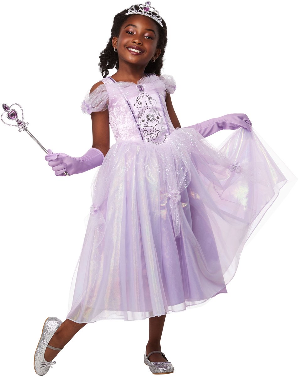 Rubies purple princess kinderkostuum - - maat 3-4 jaar