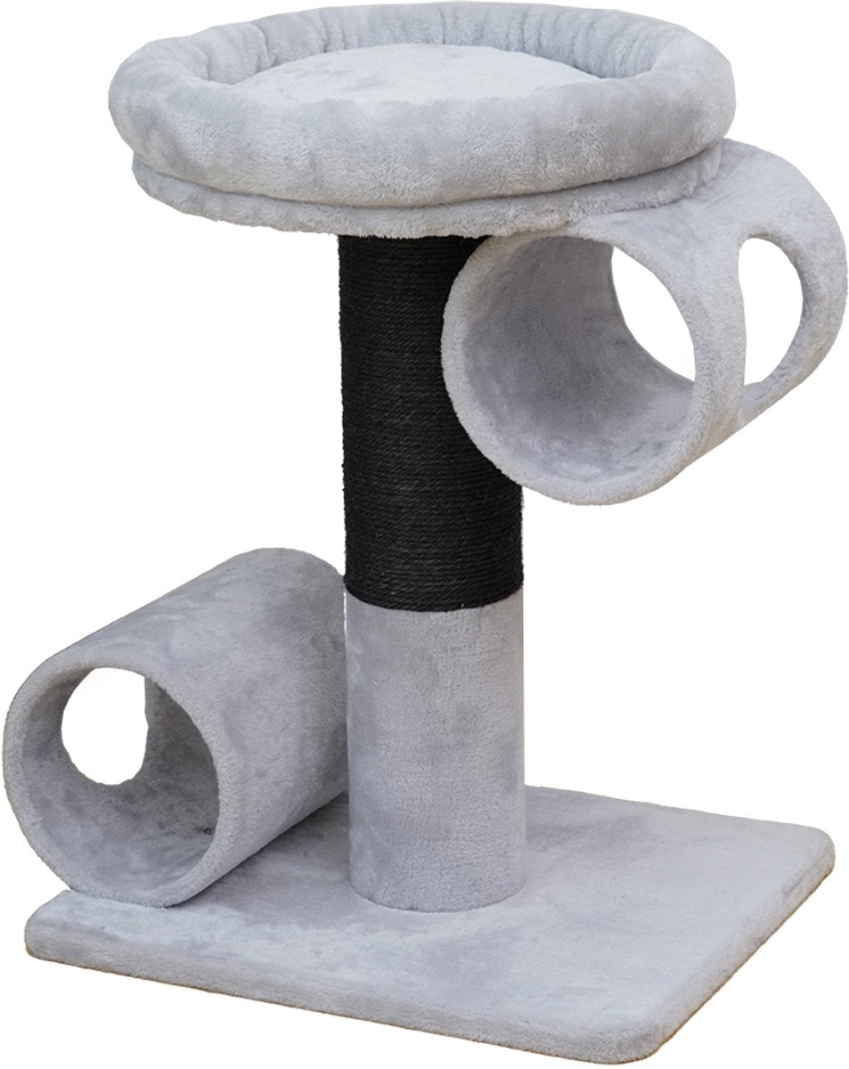 Ebi krabpaal budapest grijs zwart 54 x 45 x 67 cm - kat